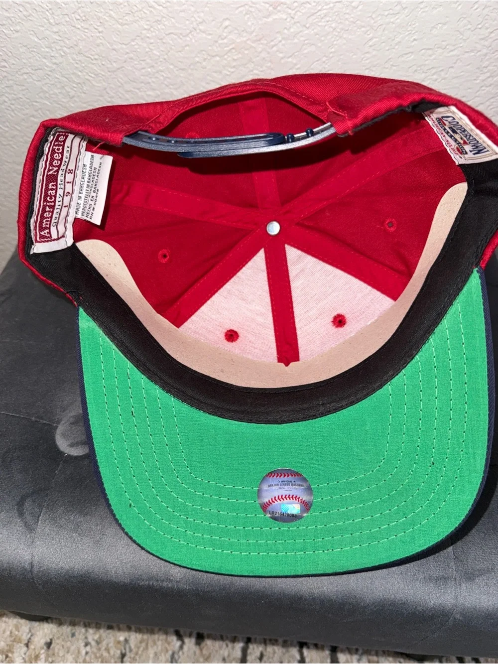 American Needle Washington Senators Red and Navy Snapback